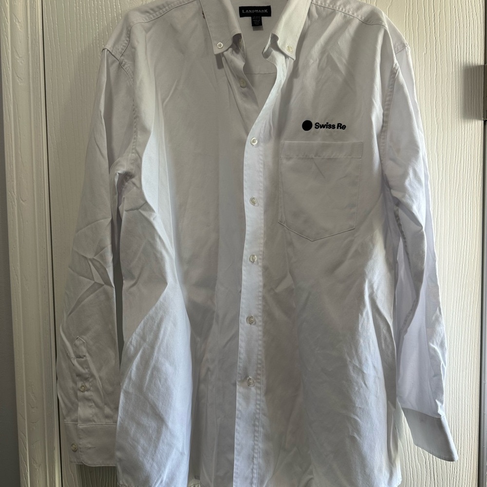 Landmark White Men's Shirt size large - great condition